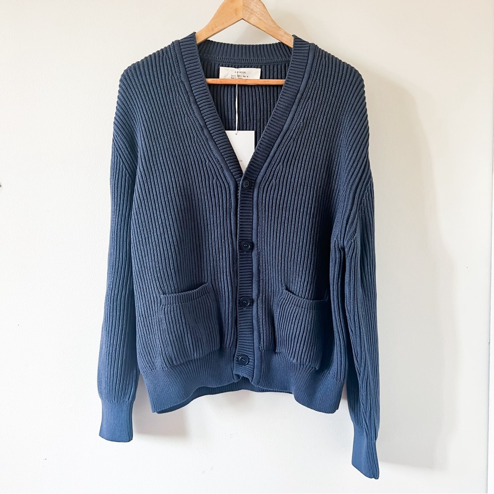 ZARA MEN Indigo Knit Cardigan